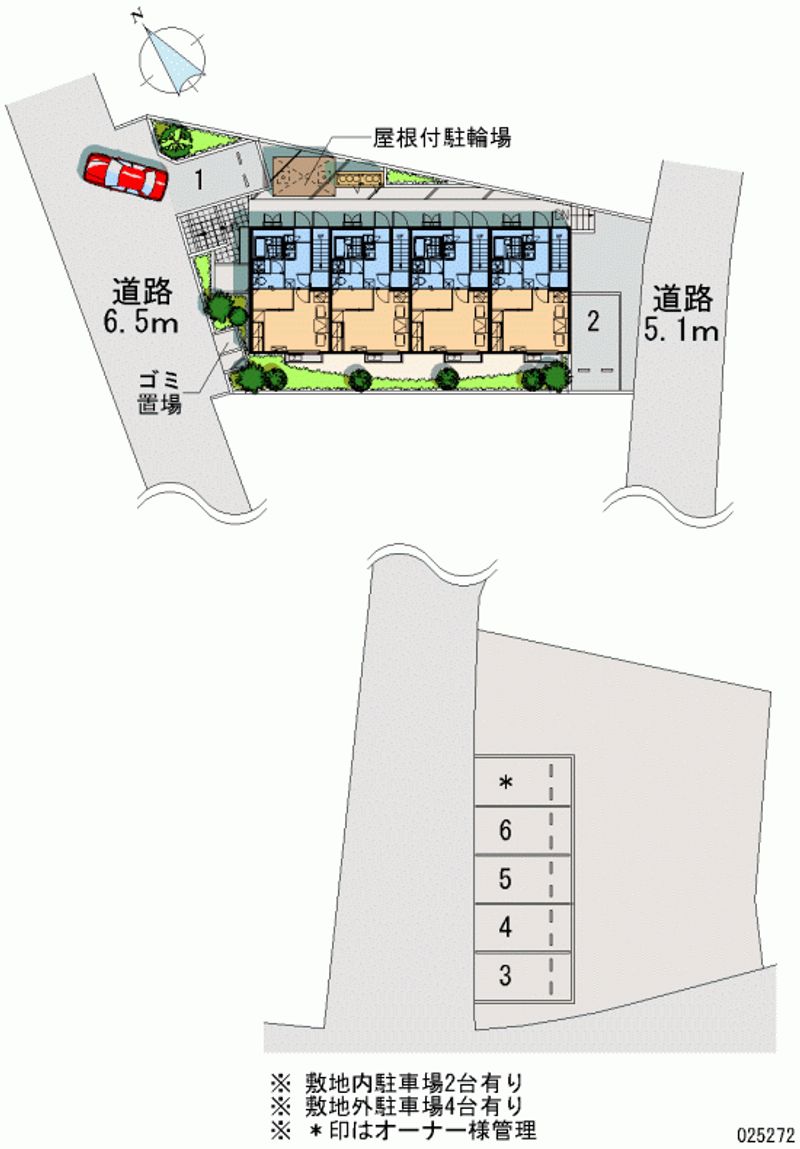 25272月租停車場