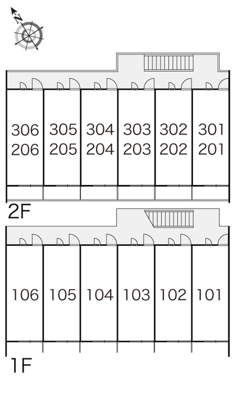 レオパレスＫ　Ｔ 間取配置図
