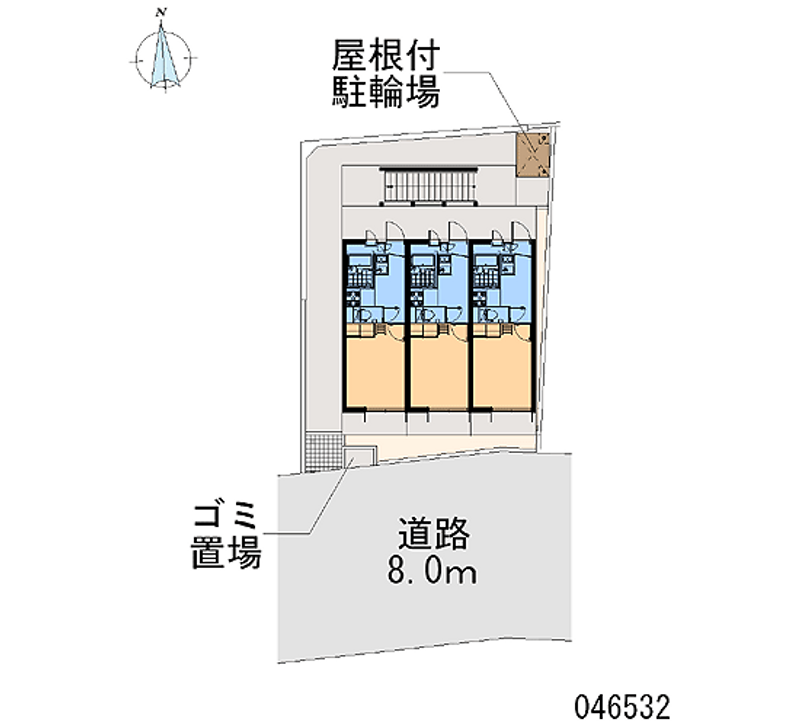 レオパレス名古屋正木 区画図