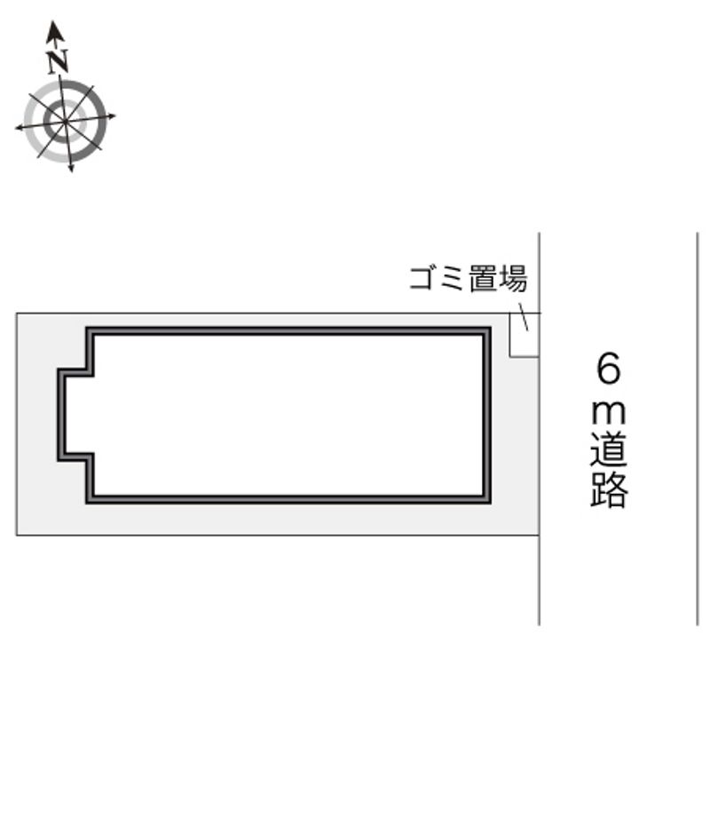 レオパレスひまわり 配置図