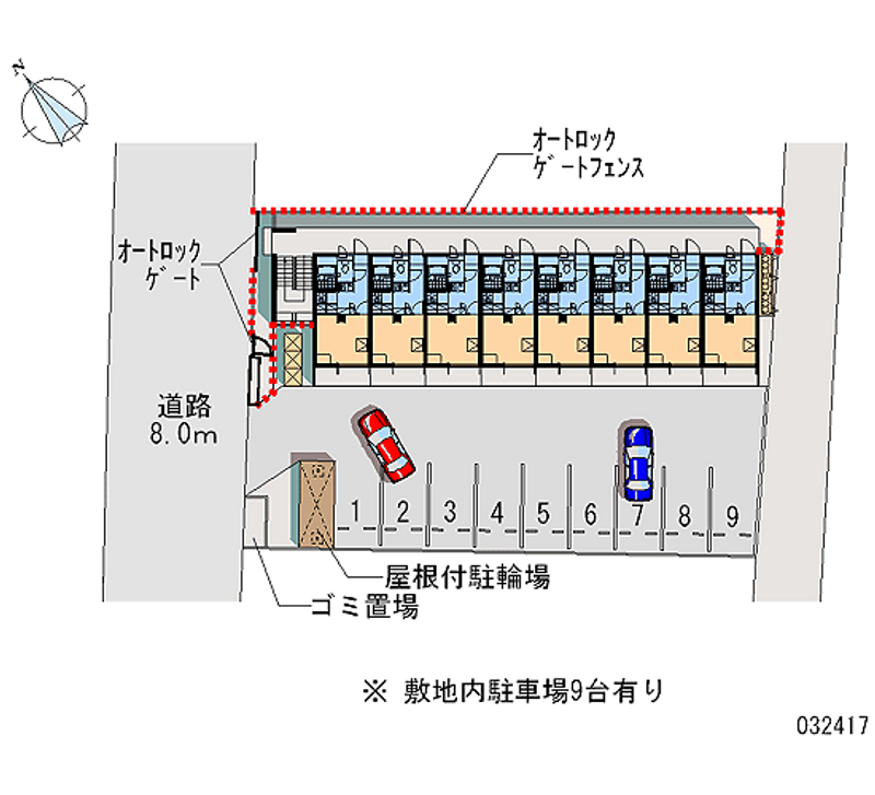 32417 Monthly parking lot