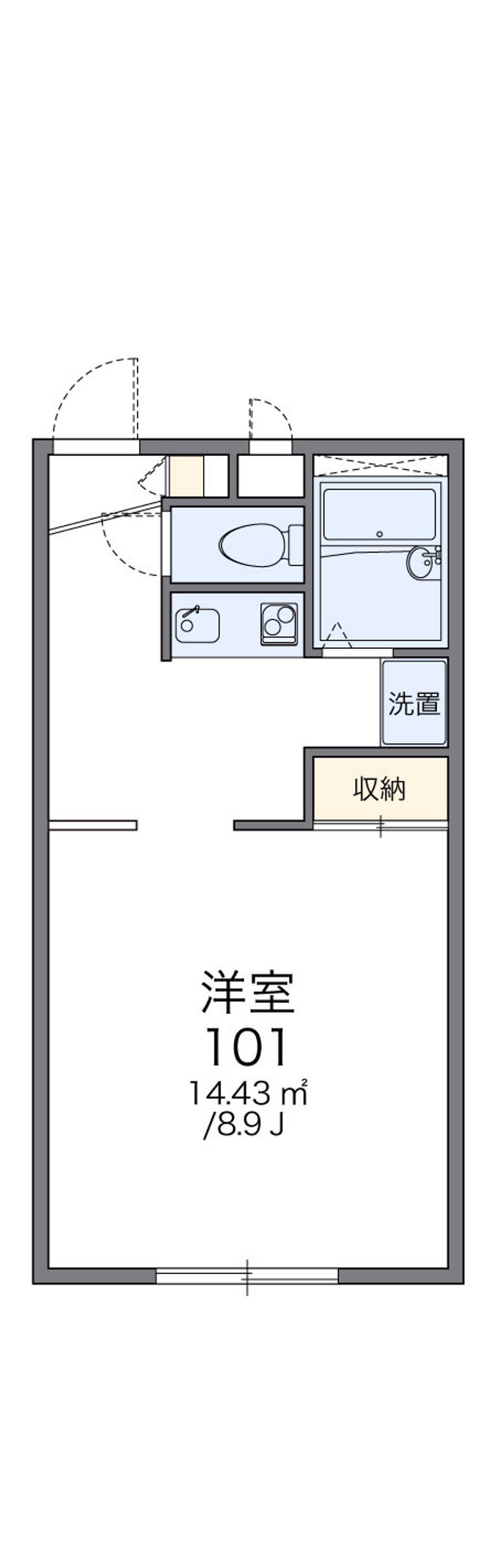 レオパレス加古川ＥＡＳＴ 間取図