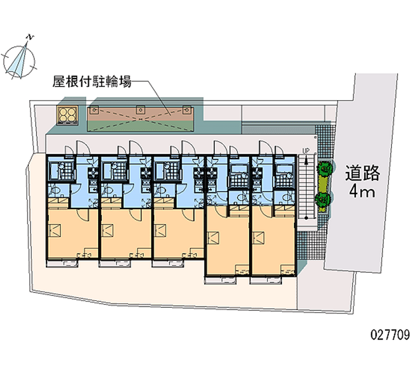 レオパレスエグランテ大岡 区画図