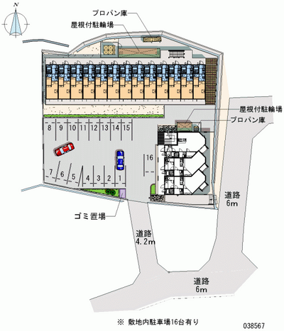 38567 Monthly parking lot