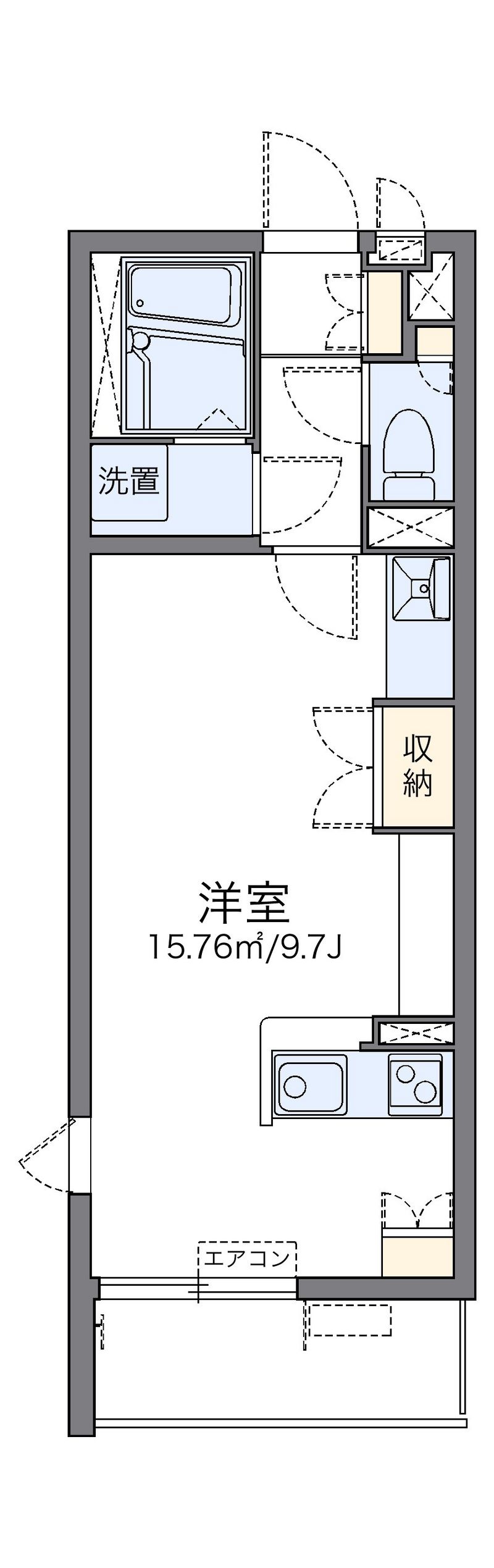 レオネクストパルテノン山王 間取図