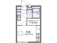 レオパレスワカホ 間取り図