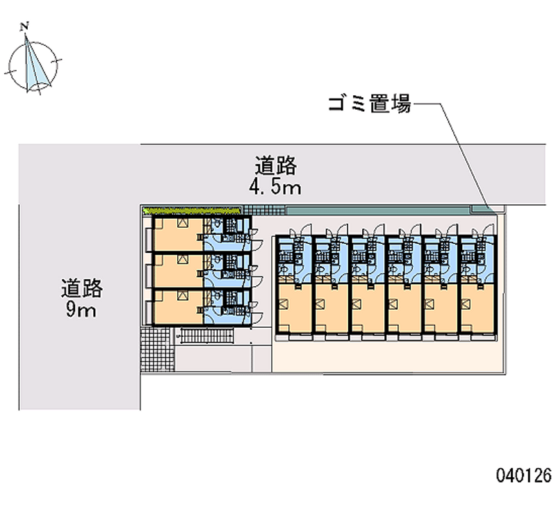 レオパレス千代田パレス 区画図