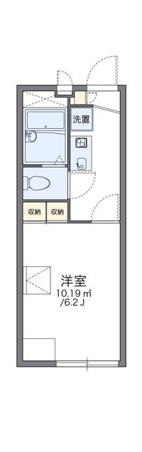 レオパレス古市 間取り図