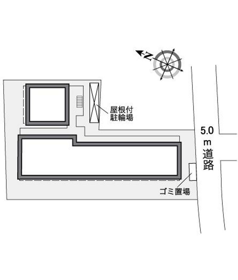 レオパレスセブンテン 配置図
