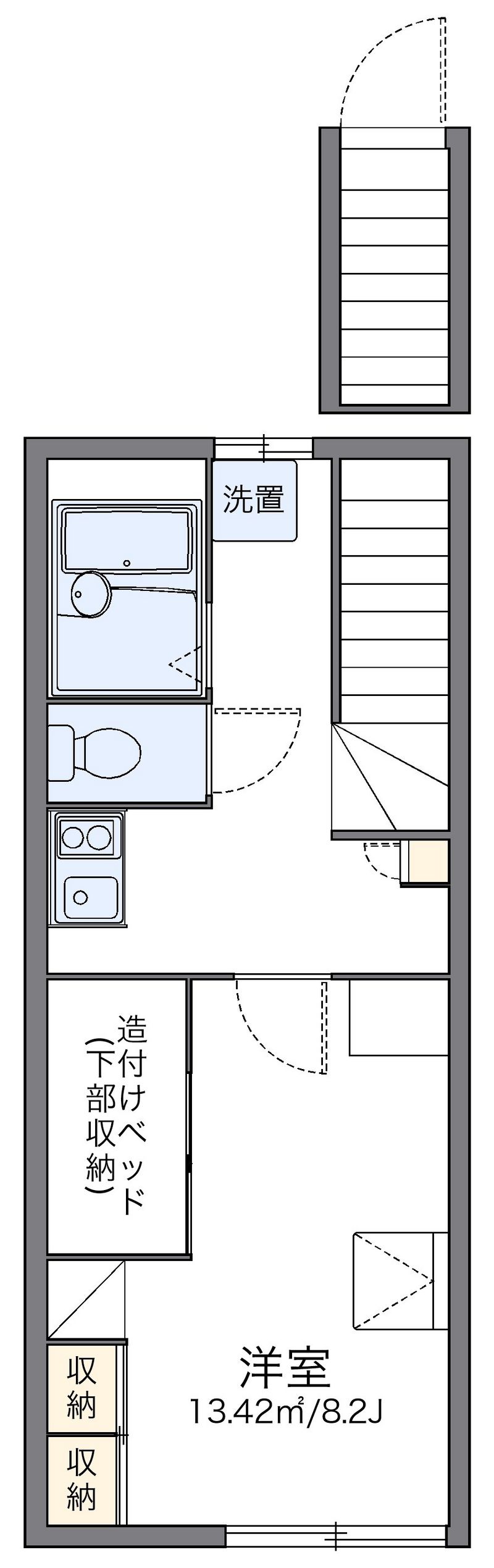 レオパレスファンタジアⅡ 間取図