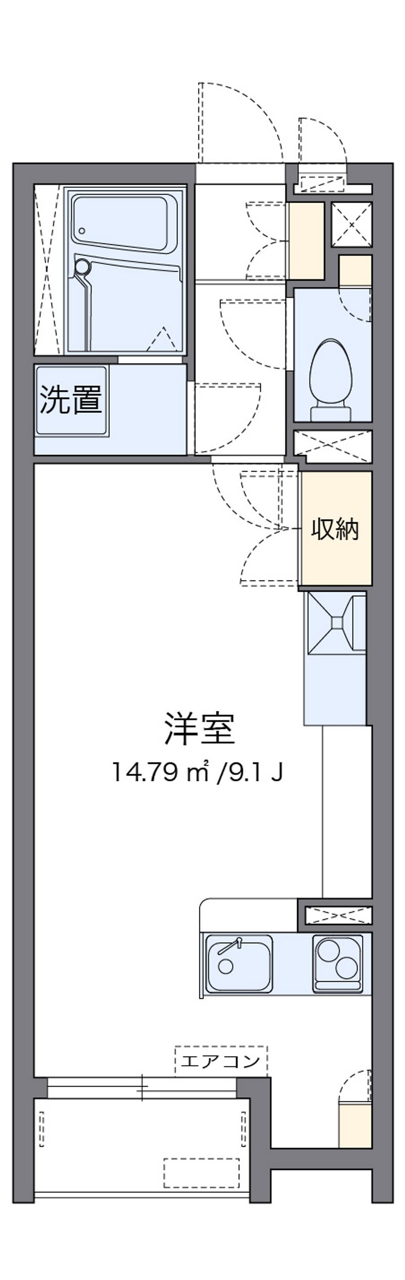 レオネクスト海南名高 間取図