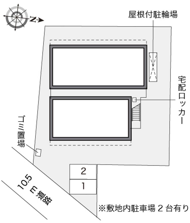 レオパレスカサベルデ 配置図
