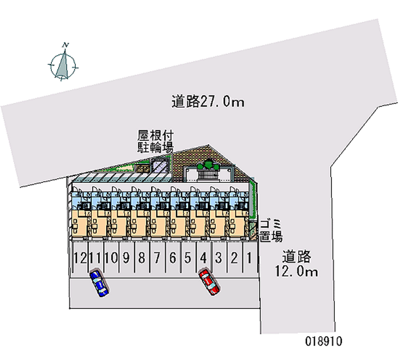 レオパレスフォンテーヌ 月極駐車場