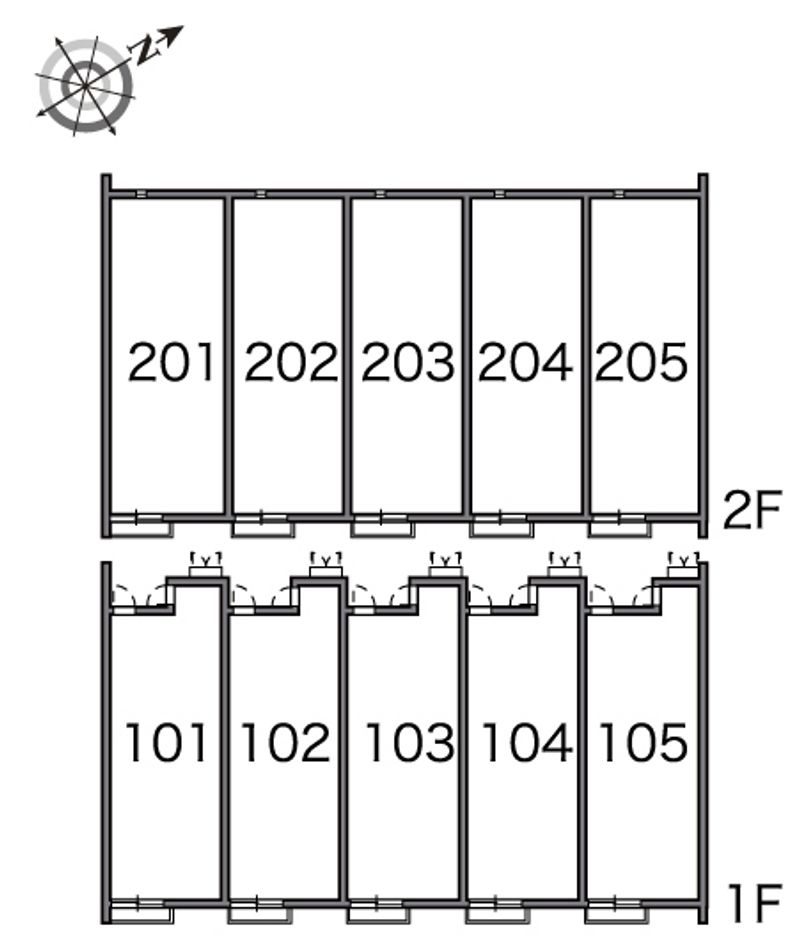 レオネクストパークヒルⅤ 間取配置図