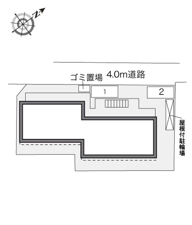 レオパレス寛 配置図