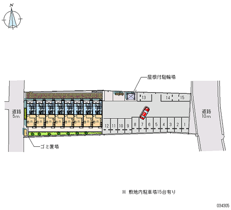 34305 Monthly parking lot