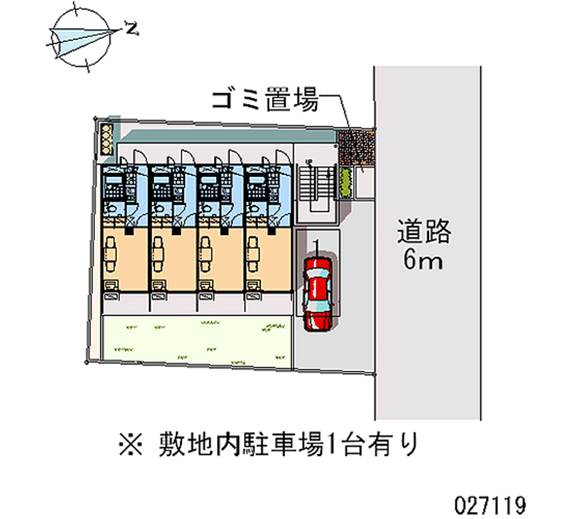 レオパレスアルカイック 区画図