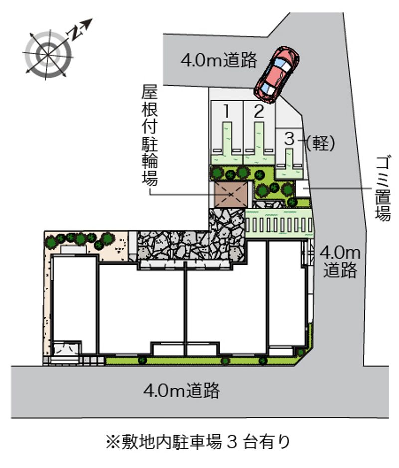 レオネクストメゾンエルブ南大泉 配置図