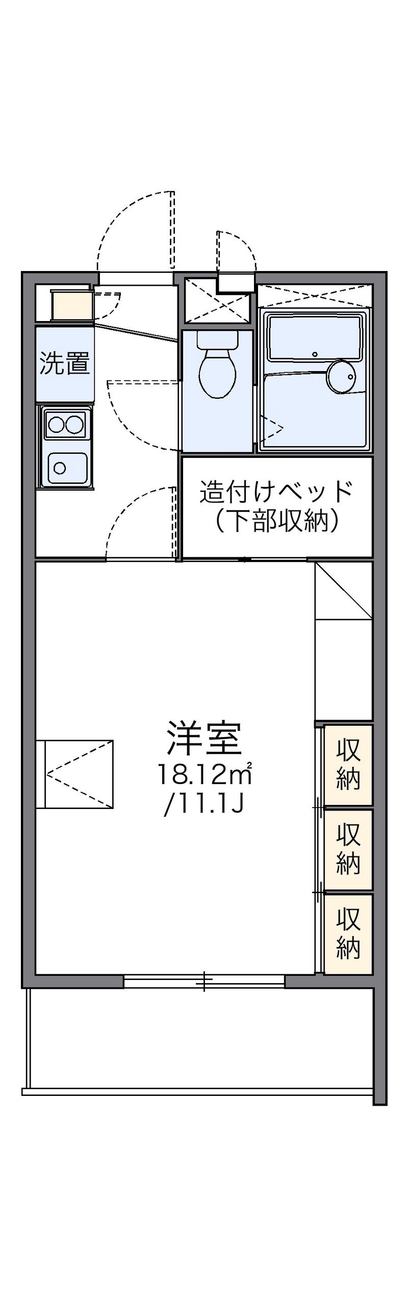 レオパレスＡＳＴ 間取図
