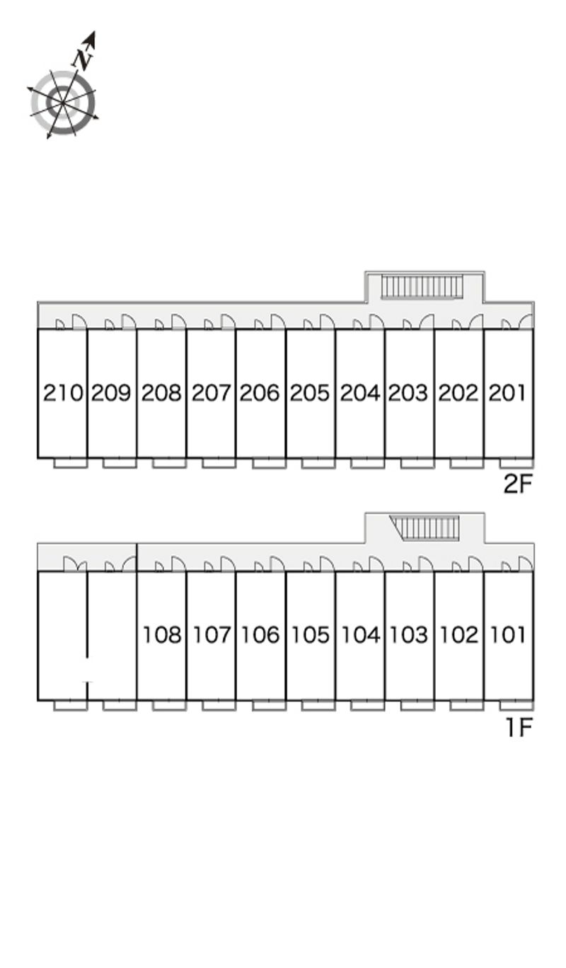 レオパレスコスモス 間取り配置図
