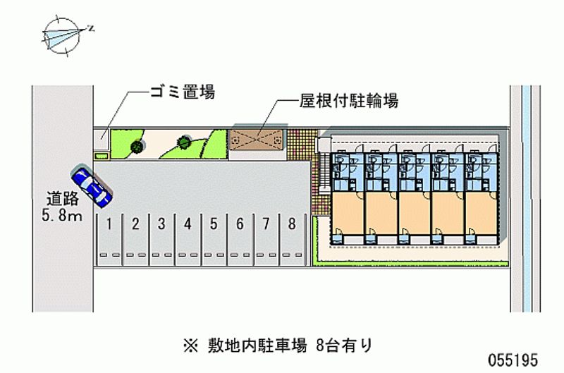 レオネクストレディアンス柳津 月極駐車場