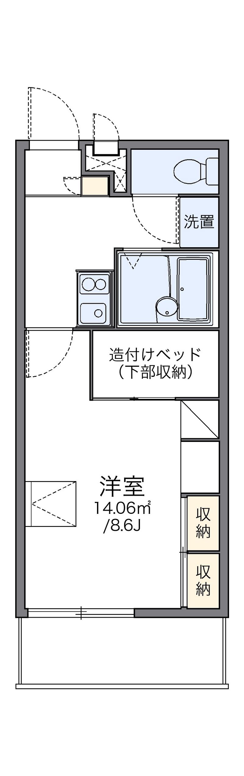leopalace Ikenobe Floor plan
