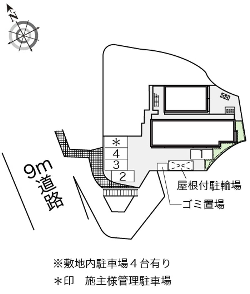 レオパレスモンテ　シャンス 配置図