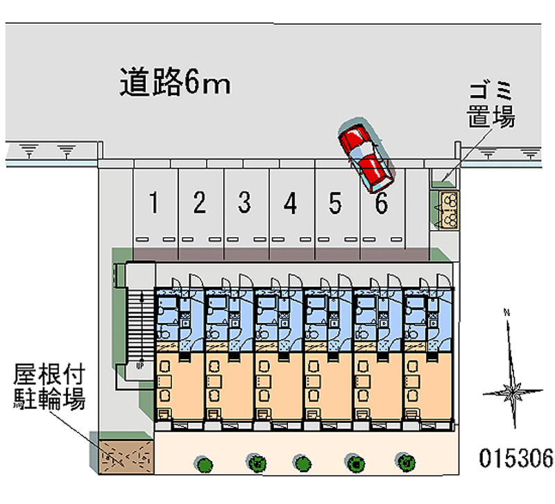 15306 Monthly parking lot