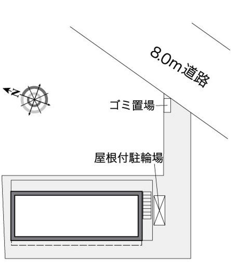 レオパレスセルーナ 配置図