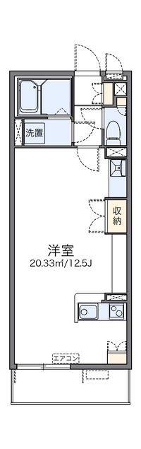 レオネクストエムフラッツ新里 間取り図