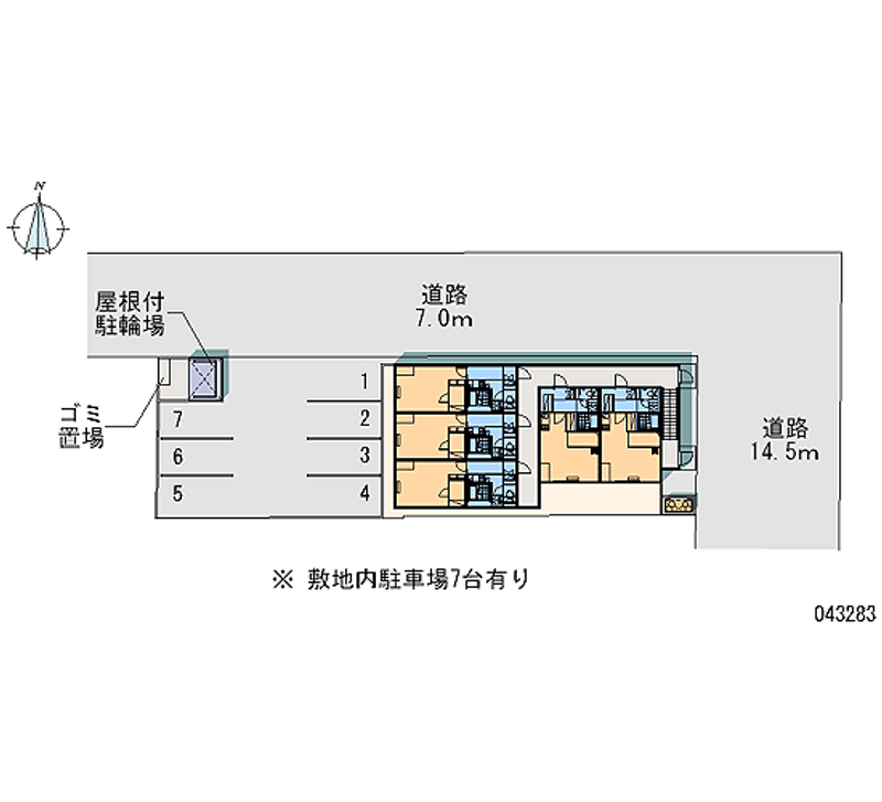 レオネクスト厚別中央 区画図