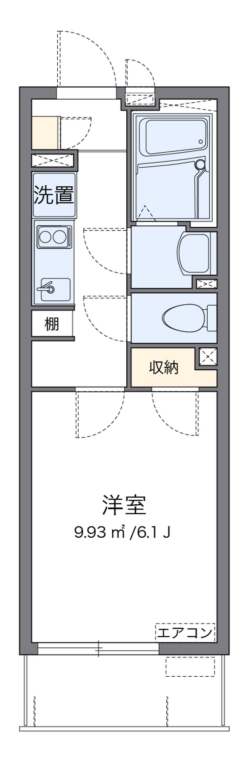 クレイノエヌズガーデン 間取図