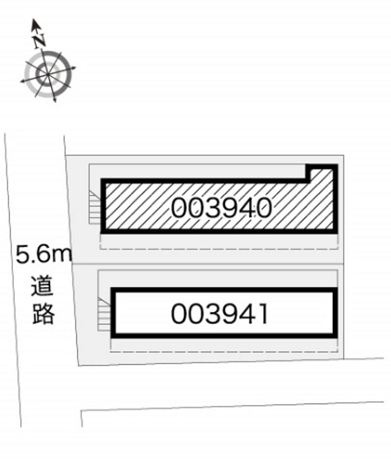 レオパレス中野第６ 駐車場
