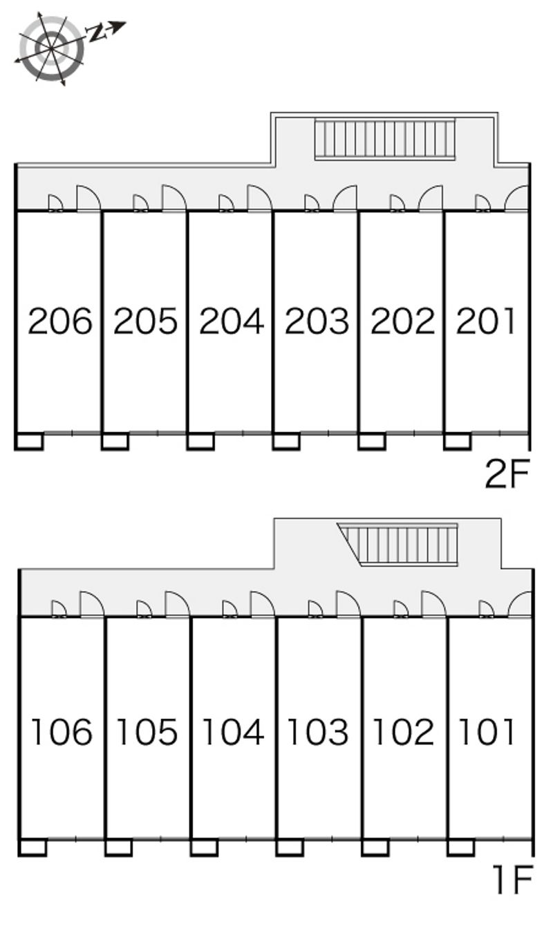 レオパレスＲＩＶＡ 間取配置図