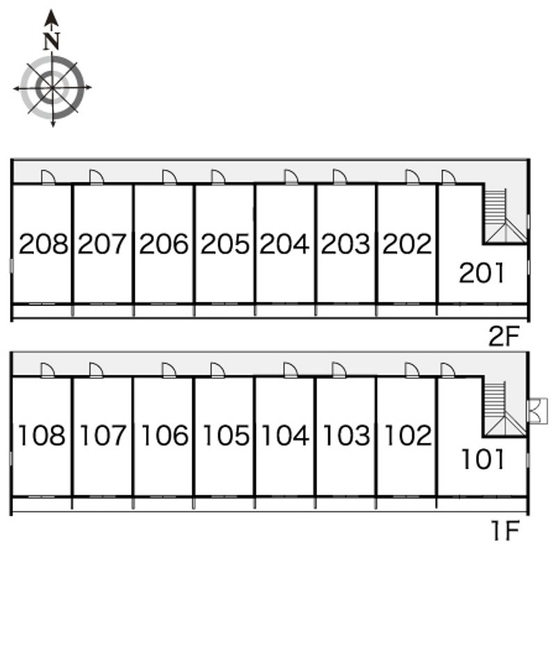 レオパレスＭ 間取配置図