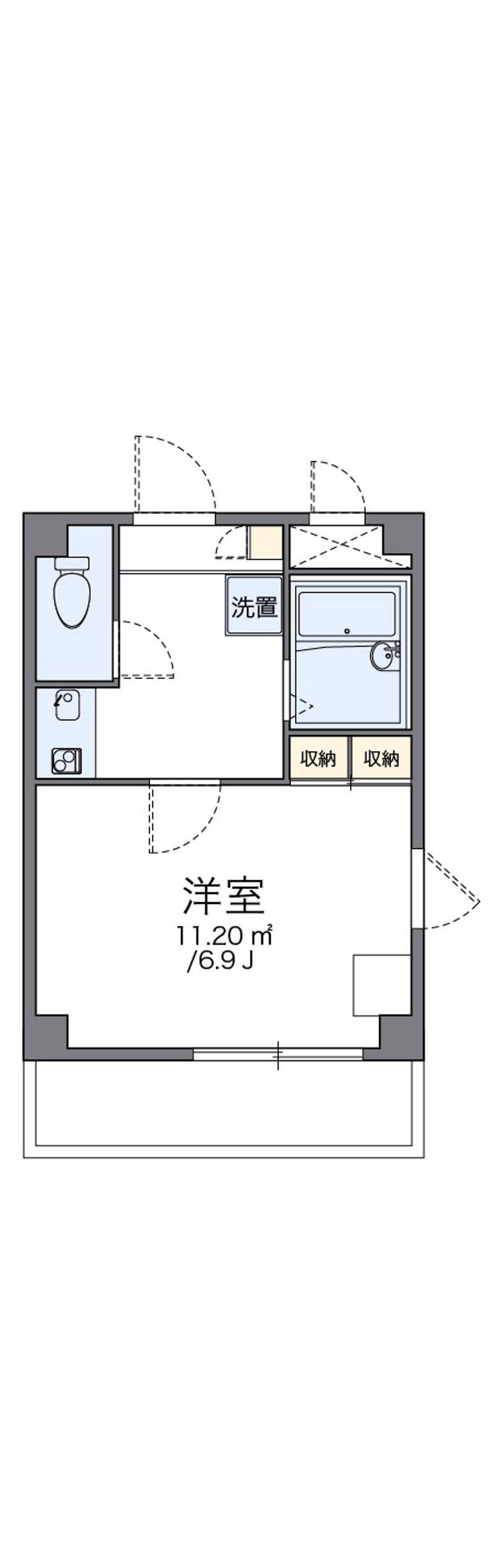 レオパレス池袋ウエスト 間取図