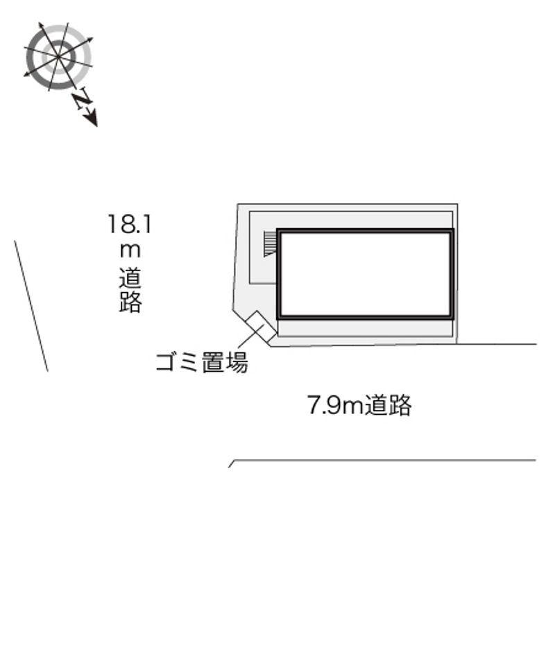 レオパレス天神ノ森 配置図