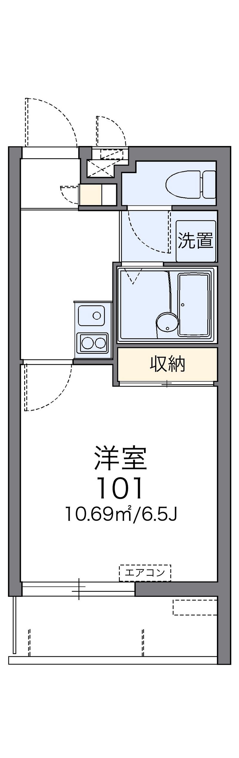 レオパレスＲＡＴＯＫＡ 間取図
