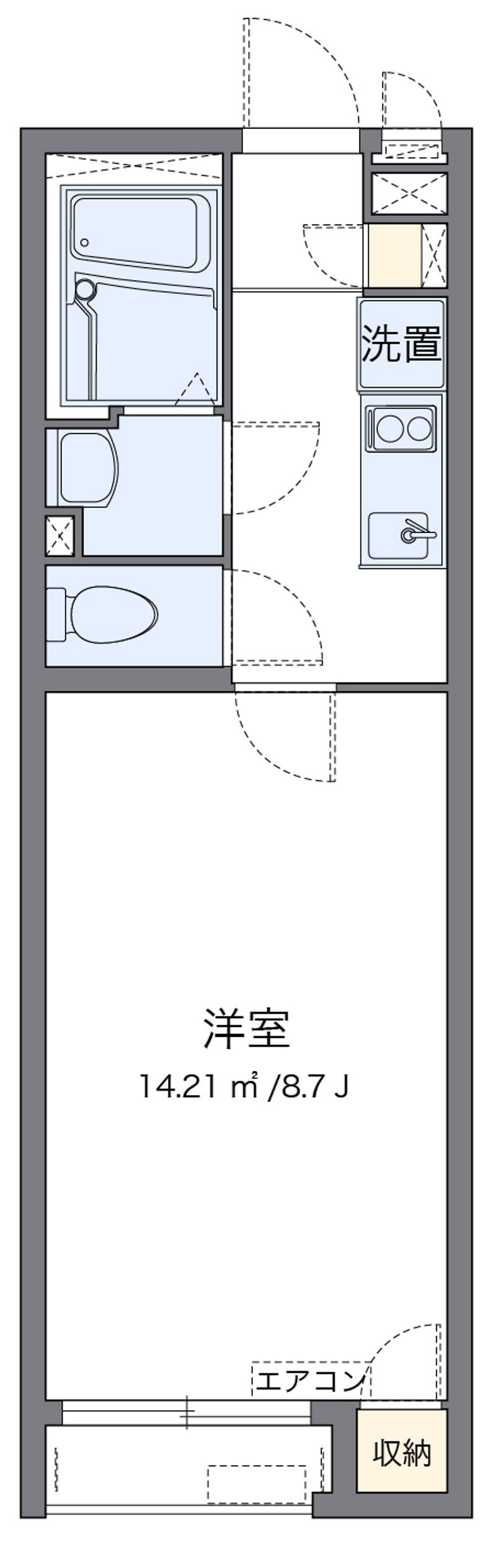 クレイノ希望 間取図