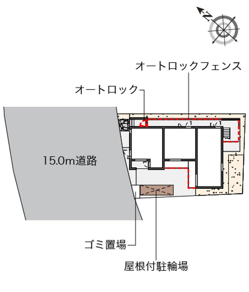 クレイノヴィレッタ中目黒 配置図