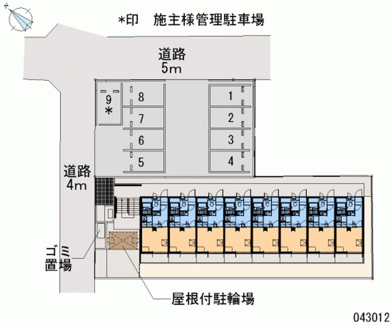 43012 Monthly parking lot