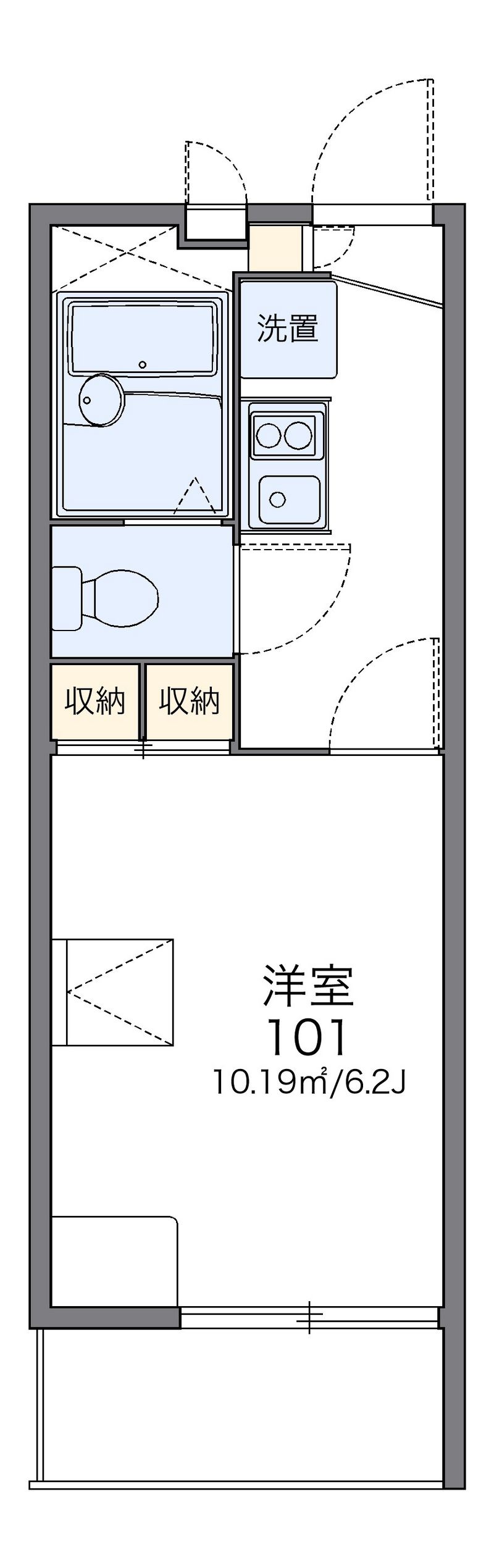 レオパレスＡｍｏｕｒⅡ 間取図