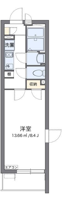 クレイノ八潮 間取り図