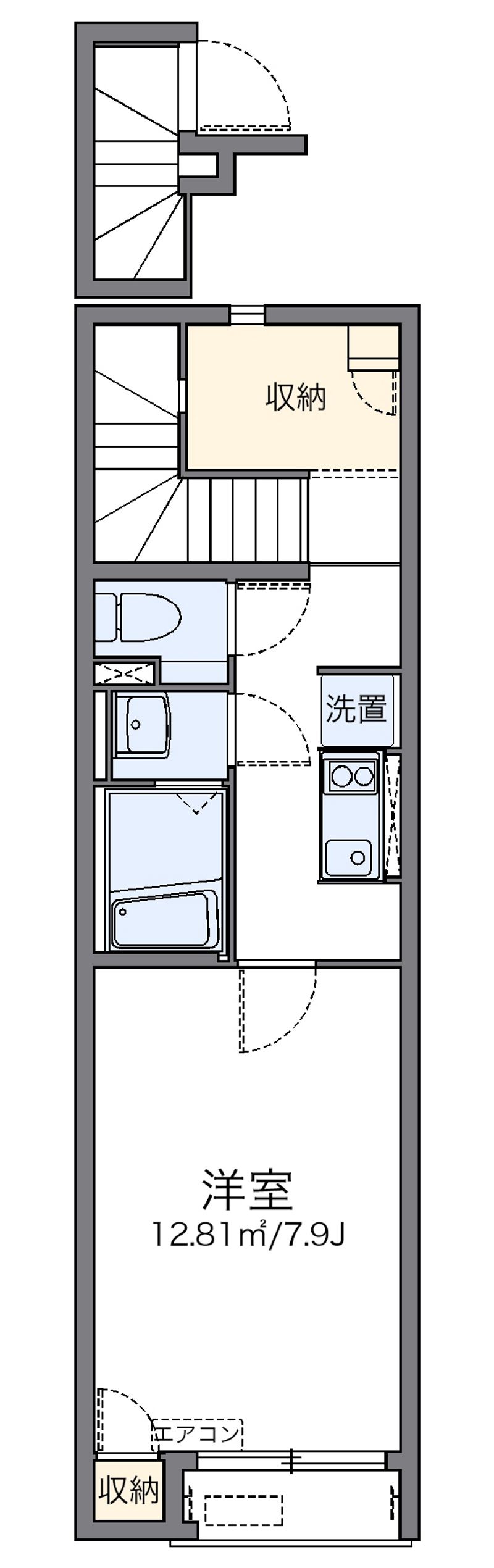レオネクストｓｔａｇｅⅠ 間取図