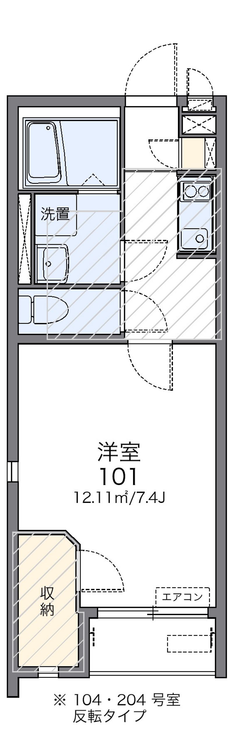 レオネクストフレールⅠ 間取図
