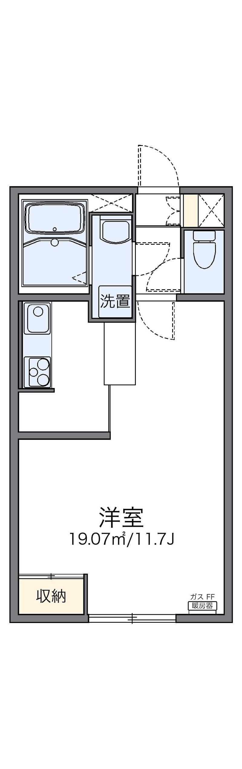 レオネクスト愛国西 間取図