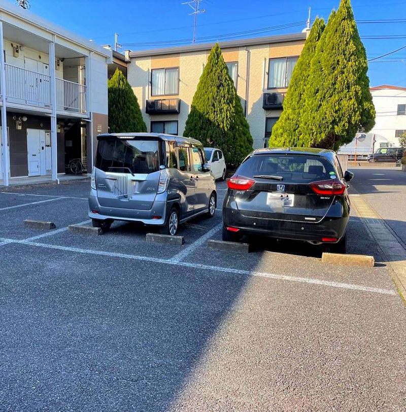 レオパレスブルーメハイム高田 駐車場