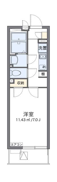 クレイノＭＩＹＡＢＩ 間取り図