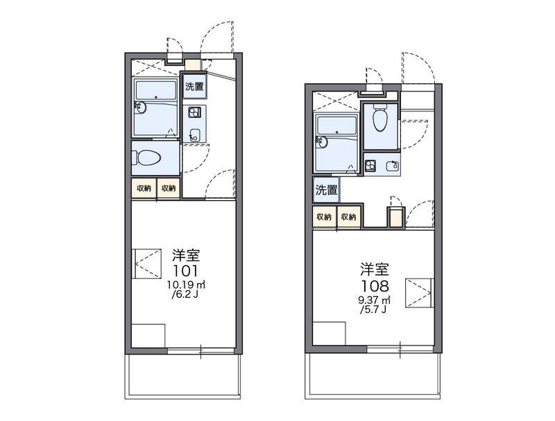 レオパレスＳＫＫ・マンションⅢ 間取図