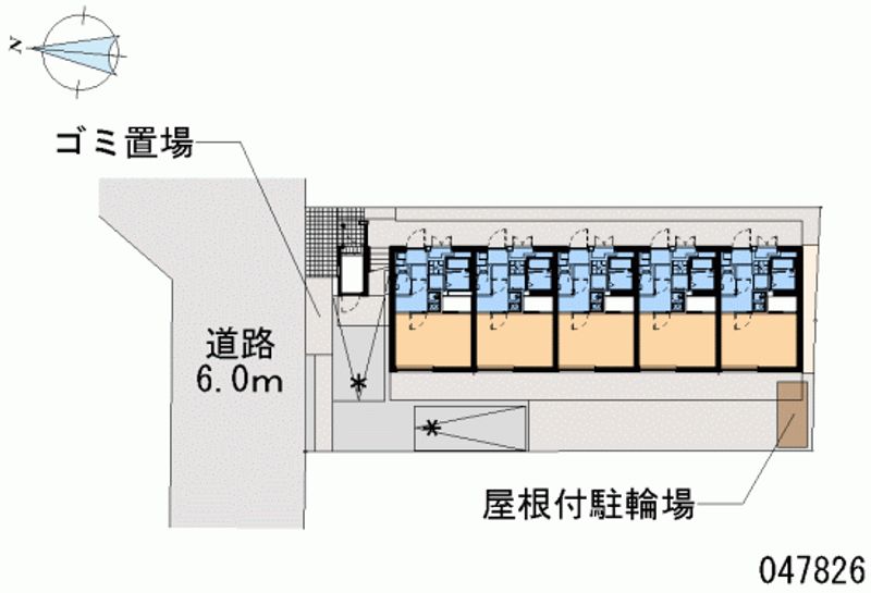 レオパレスコントワール御影石町 区画図